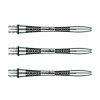 Násadky na šípky Winmau Triad Aluminium, čierne intermediate 41mm
