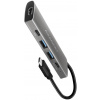 AXAGON multi USB-C húb 5in1 / HMC-5G21 / PD 60W / 2xUSB-C / 2xUSB-A / 1xHDMI / kábel 15cm