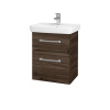 Dreja Umývadlová skrinka GO SZZ2 50 - D25 Teak / Úchytka T03 / D25 Teak