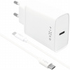 FIXED sieťová USB-C nabíjačka 20 W s USB-C / USB-C káblom pre iPad - biela FIXC20-CC-WH - možnosť vrátiť tovar ZADARMO do 30tich dní