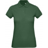 B&C INSPIRE POLO / Dámske piqué polo z bio bavlny - bottle green M