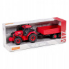 Traktor Polesie Belarus s prívesom 91345 červený