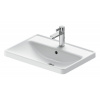 DURAVIT D-Neo zápustné umývadlo s otvorom (montáž zhora), s prepadom, 600 x 435 mm, biela, 0357600027