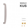 FO - madlo CRYSTAL NIM - nikel matný (N16) 300 mm dĺžka madla 300 mm – cena za ks