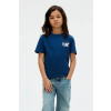 Detské bavlnené tričko Calvin Klein Jeans s potlačou, IB0IB02544 IB0IB02544.9BYA modrá 152