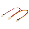 PremiumCord Rozdvojka pro napájení ventilátorů 3pin TX 22cm kn-22