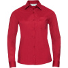 Russell Košile 934F, popelínová, dlouhý rukáv, dámská COT11934F24802-classic red M Červená