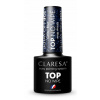 Claresa Gél lak Top No Wipe Glitter Blue 5 g