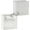 Fuchs Design Luxfera Clear View lesklá/mliečne sklo, biela, 19 x 19 x 8 cm