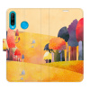 Flip pouzdro iSaprio - Huawei P30 Lite - Autumn Forest - kapsičky na karty (Knížkový flip kryt, obal, pouzdro iSaprio na mobil Huawei P30 Lite - Autumn Forest - 360° ochrana telefonu, přihrádka na kar