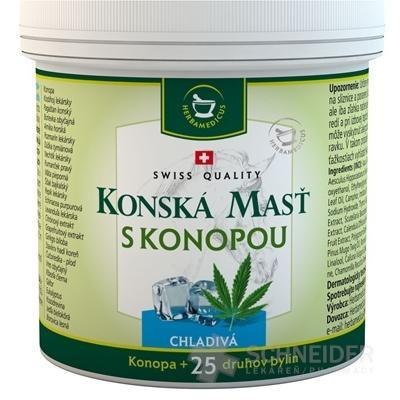 Herbamedicus konská masť s konopou chladivá 250 ml