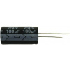 kondenzátor elektrolytický 100m/250v 16x30-7.5 105*c rad.c