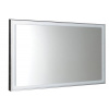SAPHO Luminar zrkadlo v ráme s LED osvetlením 1200x550mm, chróm NL560