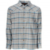 Flanelová Košeľa Grundéns Grundéns Steelhead Flannel Metal Plaid Veľkosť XXL