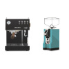 Ascaso Steel UNO PID, Black&Wood + Eureka Mignon Specialita, CR tiffany blue