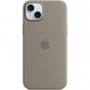 Apple iPhone 15 Plus Silicone Case with MagSafe Clay MT133ZM/A