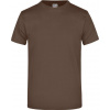 DAIBER JN 02 / Pánske tričko z ťažkej bavlny - brown 4XL