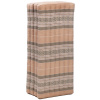 Futon skladací Comfort oranžovo-zelený / 120 cm