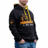 Mikina Mikbaits Fans Team Čierna Veľkosť XL