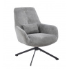 Relaxačné otočné kreslo EGON - sivé