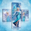 Obraz na plátne viacdielny - OB2662 - Ľadové kráľovstvo Elsa 82cm x 80cm - S16