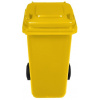 J.A.D. popolnica 120l plastová žltá nádoba na odpad