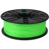 Gembird tlačová struna (filament), PLA, 1,75mm, fluorescent zelená 3DP-PLA1.75-01-FG
