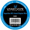 30GA *2+ 38GA Ni80 - Vandy Vape Superfine MTL Fused Clapton drôt 3m