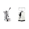 La Pavoni Professional Lusso + Eureka Mignon Silenzio, CR white