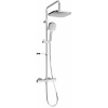 Mexen KX33 nadomový sprchový set s dažďovou sprchou a termostatickou batériou, chróm - 771503391-00