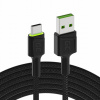 Green Cell KABGC13 USB, USB 2.0 USB A USB C, 2m, černý