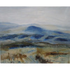 Krajina pri Kamenici - Monika Vitányi,,originálny,ručne maľovaný obraz M (do veľkosti 65x65cm) Viac farieb