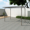 Pergola kovová VidaXL oblúk 215 cm