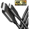 AXAGON RVC-HI2MC USB-C na HDMI 2.0 kábel 1.8m