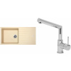 Set Sinks (dřez Perfecto 1000 Sahara 50 + baterie Mix 350 P Chrom - lesklý) ACRP10050M350P