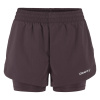 Dámske Šortky 2 v 1 CRAFT ADV ESSENCE 2-IN-1 SHORTS 2 W 1915946-499000 – Fialová