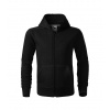 MALFINI TRENDY ZIPPER 412 / Detská celozapínacia klokanka s kapucňou - čierna 122