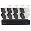 Securia Pro AHD 8 kamerový systém 2MPx AHD8CHV2-W Nahrávanie: 4TB disk