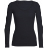 ICEBREAKER W Siren LS Sweetheart BLACK - XS