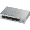ZyXEL Zyxel GS1005HP Nespravované Gigabit Ethernet (10/100/1000) Podpora napájania cez Ethernet (PoE) Strieborná (GS1005HP-EU0101F)