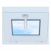 PVC okno Lorac U50x40/B-58 biele výklopné 50x40 cm