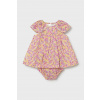 Detské bavlnené šaty Mayoral Newborn 1806.2G.Newborn.PPY2 ružová 65