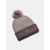 Hnedá čiapka Under Armour UA Halftime Ribbed Pom šedá One size Under Armour 196884150419
