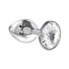Anální kolík se šperkem Diamond Clear Sparkle XL , Lola Games (čirá)