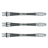 Násadky na šípky Winmau Triad Aluminium, čierne dlhé
