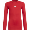adidas teamwear Detský futbalový termo dres adidas Youth Techfit Long Sleeve červený H23154 Veľkosť: 128 cm