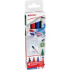 Edding EDDING - 8400 CD-Marker farbsortiert 0.5 - 1.0 mm 4 St. 4-8400-4-2 popisovač na CD/DVD černá, zelená, červená, modrá 0.5 mm, 1 mm