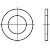 podložka 10.5 mm 18 mm ocel glavanizované zinkom 250 ks TOOLCRAFT 106706; 106706