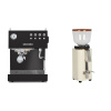 Ascaso Steel UNO, Black + ECM C-Manuale 54, cream, oliva
