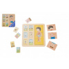 Puzzle deskové dřevěné lidské tělo/sport ve fólii 30x30cm 12m+